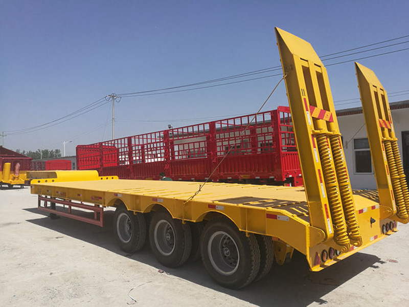低平板半挂车的用途